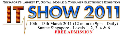 IT Show 2011 at Suntec Singapore - Blogopreneur.