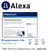 Alexa Ranking Up!