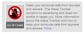 Alexa Toolbar is Adware Free