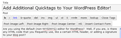 WordPress post admin screen