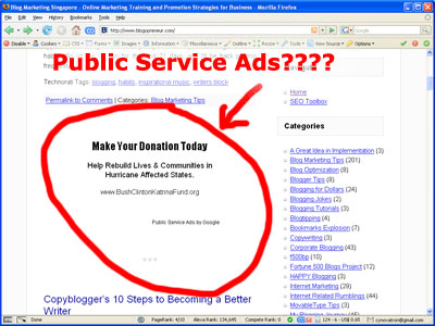 Public service ads