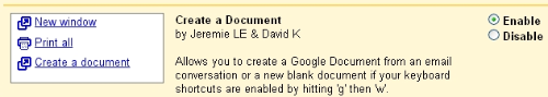 Gmail to Google Docs