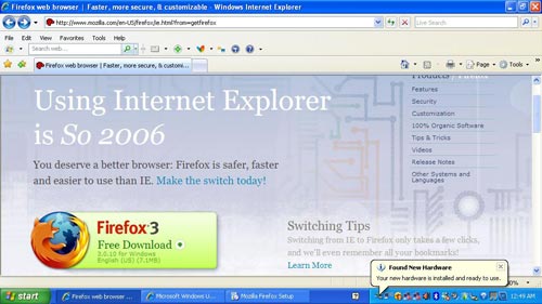 Internet Explorere is so 2006